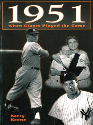 cover image of 1951: When the Giants Played the Game